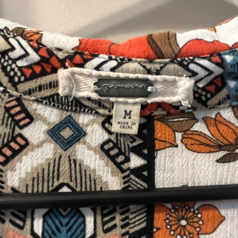 Gimmicks By Bke - Patchwork Rayon Duster - image 2